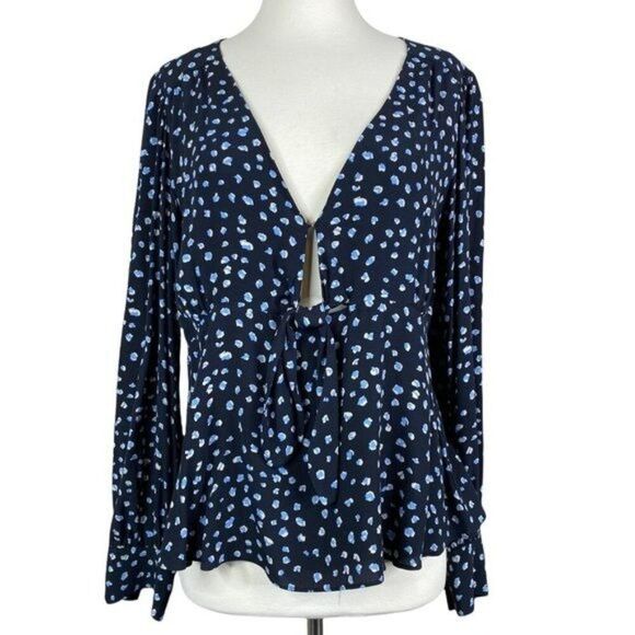 Sanctuary Long Sleeve Blouse Medium New With Tags - Picture 1 of 8